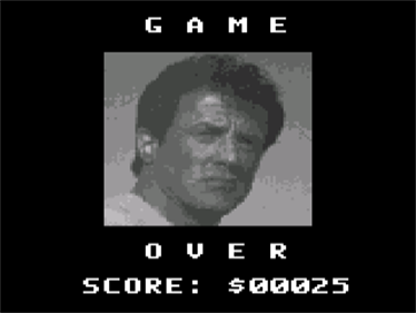 Cliffhanger - Screenshot - Game Over Image