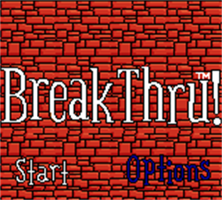 BreakThru! - Screenshot - Game Title Image