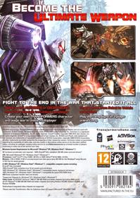 Transformers: War for Cybertron - Box - Back Image