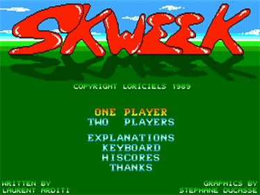 Skweek - Screenshot - Game Select Image