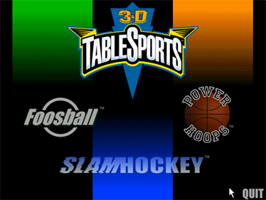3-D TableSports - Screenshot - Game Select Image