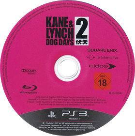 Kane & Lynch 2: Dog Days - Disc Image