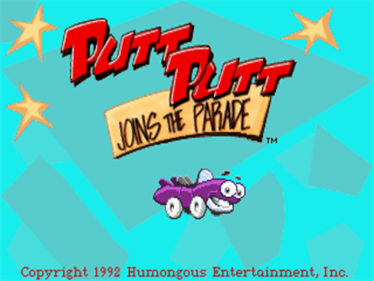 Putt-Putt Joins the Parade - Screenshot - Game Title Image