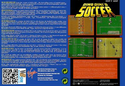 Dino Dini's Soccer - Box - Back Image