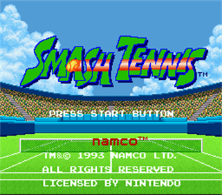 Smash Tennis - Screenshot - Game Title Image