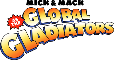 Mick & Mack as the Global Gladiators - Clear Logo Image