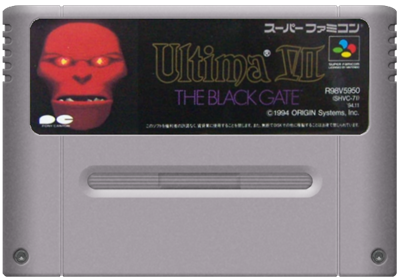 Ultima: The Black Gate - Cart - Front Image
