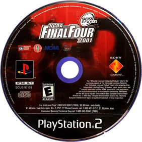 NCAA Final Four 2001 - Disc Image