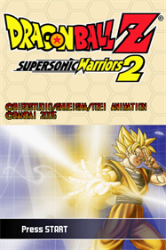 Dragon Ball Z: Supersonic Warriors 2 - Screenshot - Game Title Image