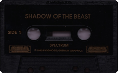 Shadow of the Beast  - Cart - Front Image