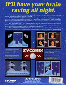 Zyconix - Box - Back Image