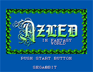 Azled in Fantasy World - Screenshot - Game Title Image