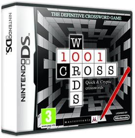 1001 Crosswords - Box - 3D Image