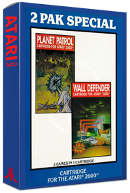 2 Pak Special: Planet Patrol / Wall Defender - Box - 3D Image