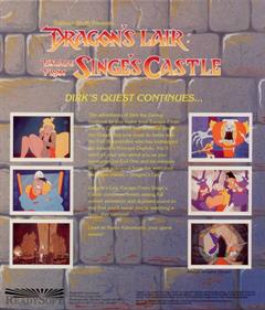 Dragon's Lair: Escape from Singe's Castle - Box - Back Image