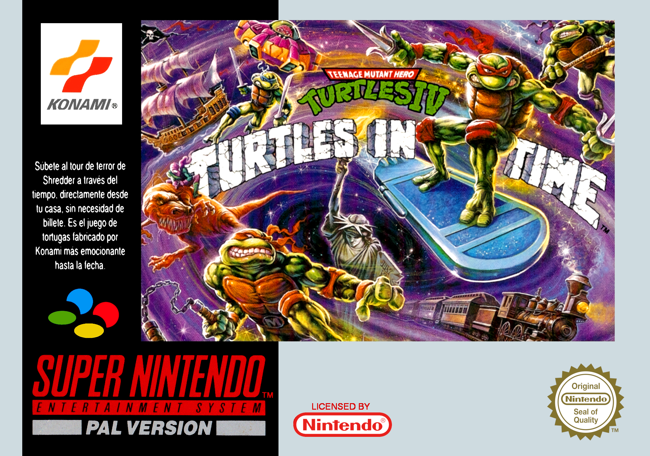 turtles in time game play