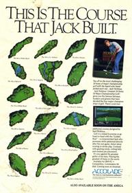 Jack Nicklaus' Greatest 18 Holes of Major Championship Golf - Advertisement Flyer - Front Image