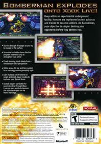Bomberman: Act Zero - Box - Back Image