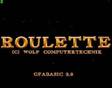 Roulette (Oase) - Screenshot - Game Title Image