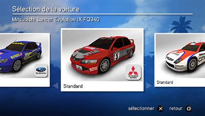 Sega Rally Revo - Screenshot - Game Select Image