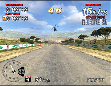 Sega Rally 2 DX - Screenshot - Gameplay Image