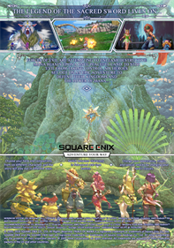 Trials of Mana - Fanart - Box - Back Image