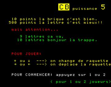 Casse Briques Puissance 5 - Screenshot - Game Title Image