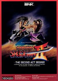 Samurai Shodown II - Advertisement Flyer - Front