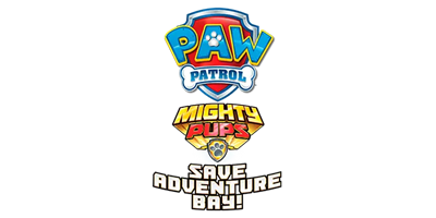 Paw Patrol: Mighty Pups Save Adventure Bay! - Clear Logo Image