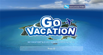 Go Vacation - Screenshot - Game Title Image