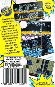 Stryker in the Crypts of Trogan - Box - Back Image
