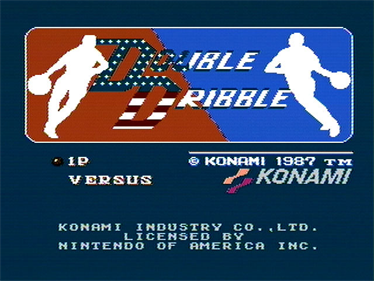 Double Dribble - Screenshot - Game Title Image