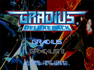Gradius Deluxe Pack - Screenshot - Game Title Image