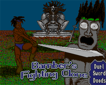 Bamber's Fighting Clone: Duel Sword Doods - Screenshot - Game Title Image