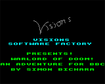 Warlord of Doom - Screenshot - Game Title Image
