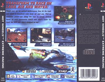 Hot Wheels: Extreme Racing - Box - Back Image