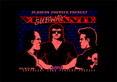Subway Vigilante  - Screenshot - Game Title Image