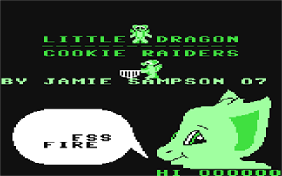 Little Dragon: Cookie Raiders - Screenshot - Game Title Image