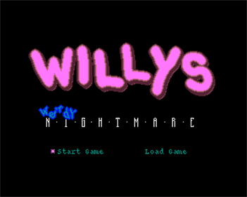 Willy's Weirdy Nightmare - Screenshot - Game Title Image
