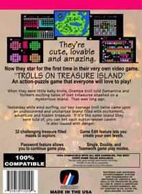 Trolls on Treasure Island - Box - Back Image