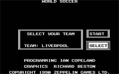 World Soccer - Screenshot - Game Title Image