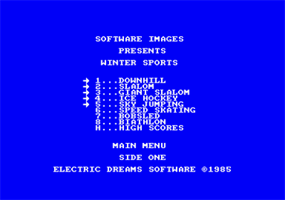 Winter Sports - Screenshot - Game Select Image