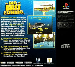 Big Bass Fishing - Box - Back Image