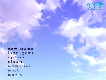 Wind: A Breath of Heart - Screenshot - Game Select Image