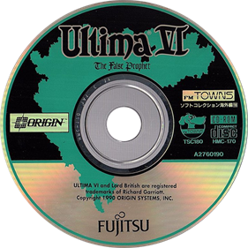 Ultima VI: The False Prophet - Disc Image