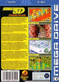 Sonic 3D Blast - Box - Back Image