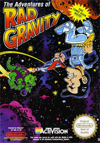 The Adventures of Rad Gravity - Box - Front Image