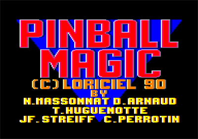 Pinball Magic - Screenshot - Game Title Image