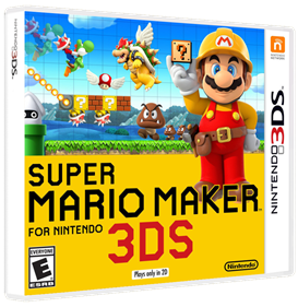 Super Mario Maker for Nintendo 3DS - Box - 3D Image