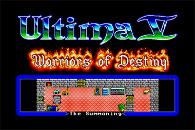 Ultima V: Warriors of Destiny - Screenshot - Game Title Image